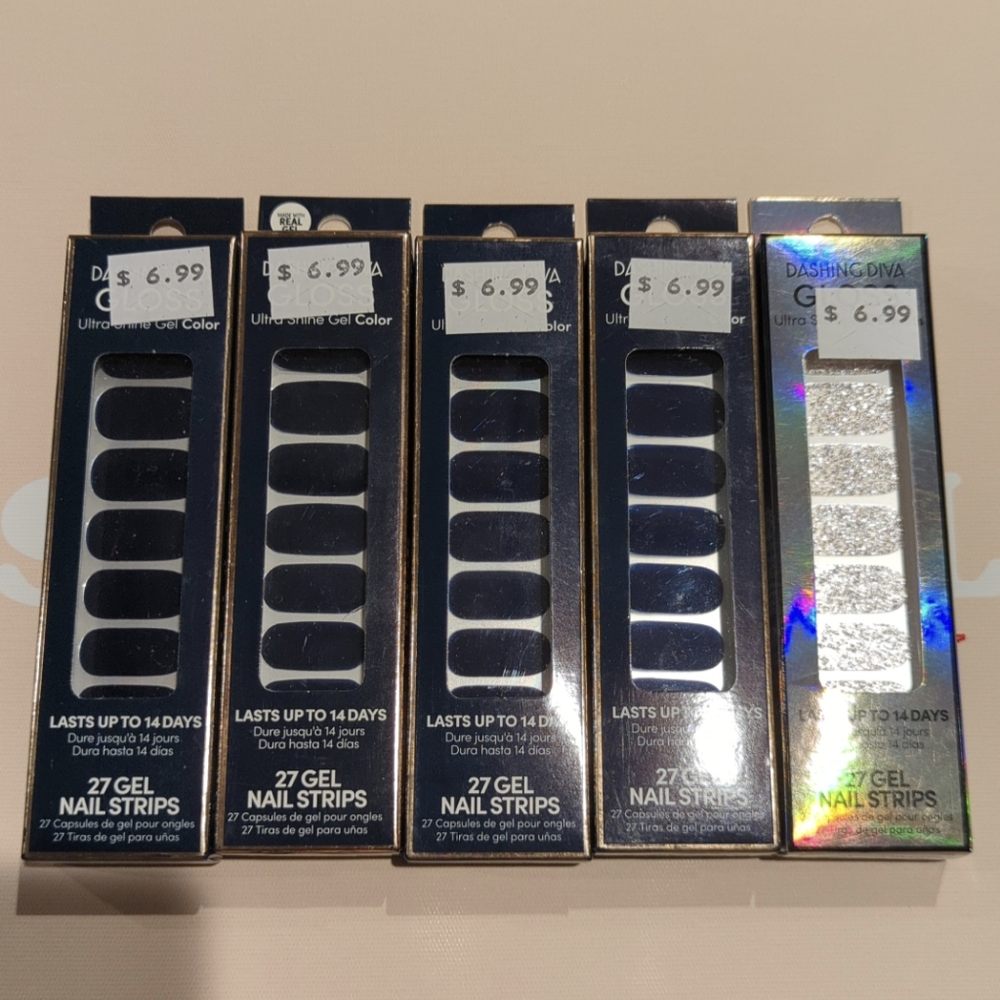 Dashing Diva Gel Nail Strips 5 boxes